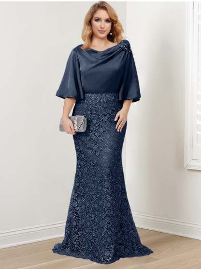 Mother of the Bride Trumpet/Mermaid Dresses Featuring Applique