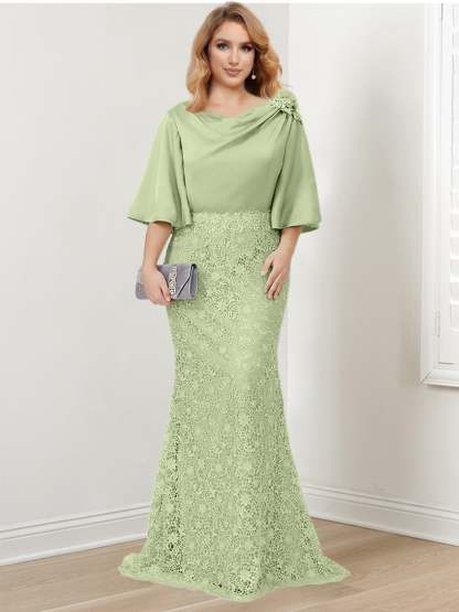 Mother of the Bride Trumpet/Mermaid Dresses Featuring Applique