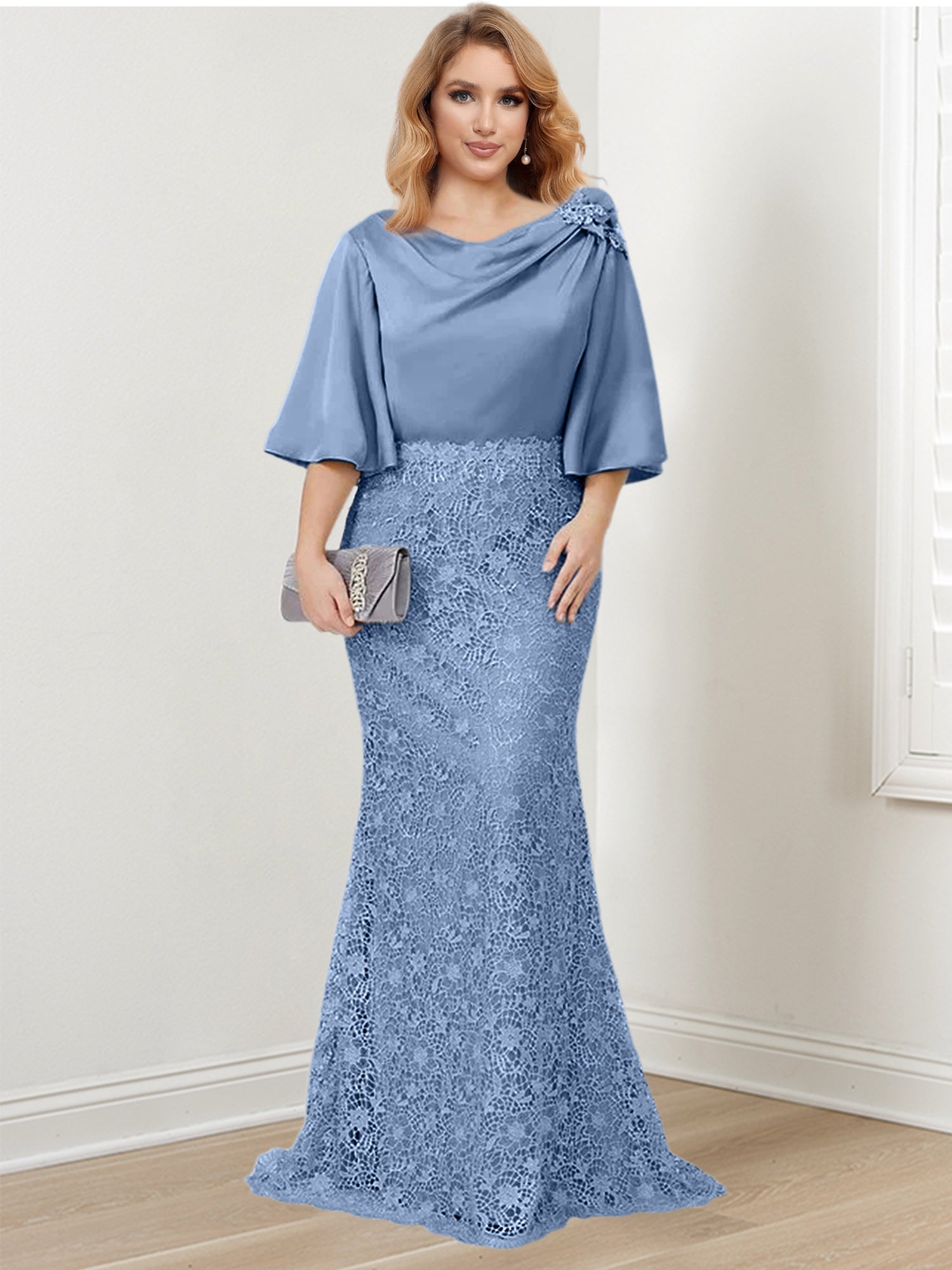 Mother of the Bride Trumpet/Mermaid Dresses Featuring Applique