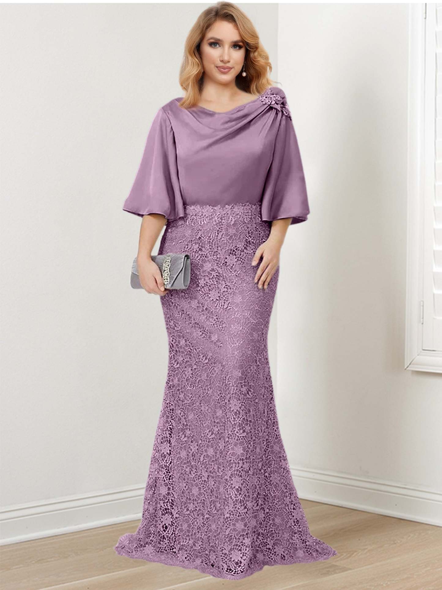 Mother of the Bride Trumpet/Mermaid Dresses Featuring Applique