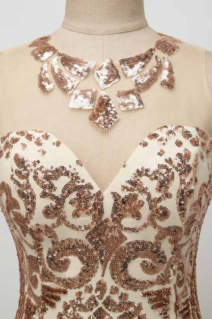 BMbridal Luxury Jewel Sleeveless Affordable Mermaid Prom Dresses with Beadings
