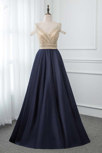 BMbridal Glamorous V-Neck Rhinestone Burgundy Mermaid Prom Dresses with Cold Sleeves Online