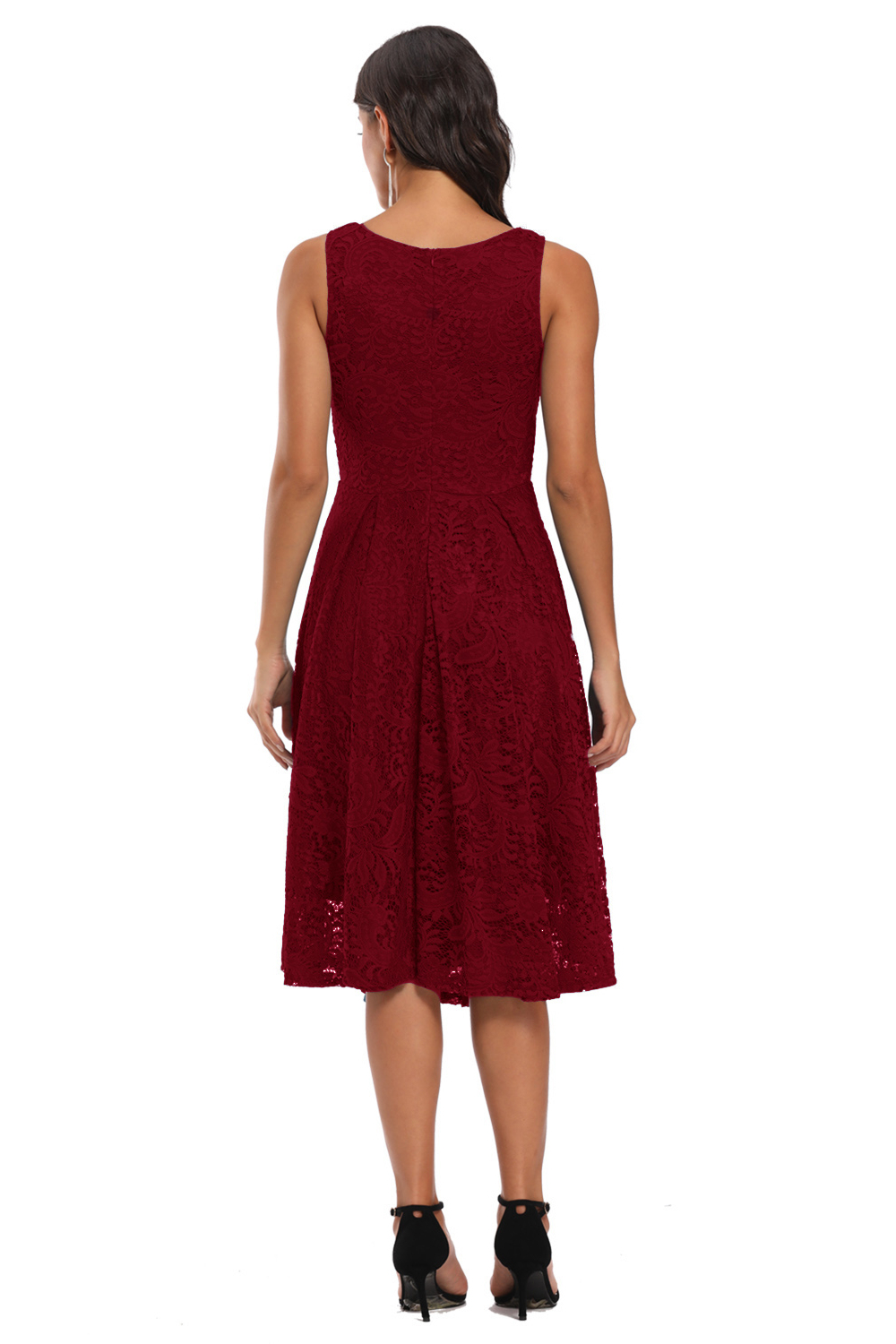 BMbridal V-Neck Sleeveless Lace Short Party Dress Online