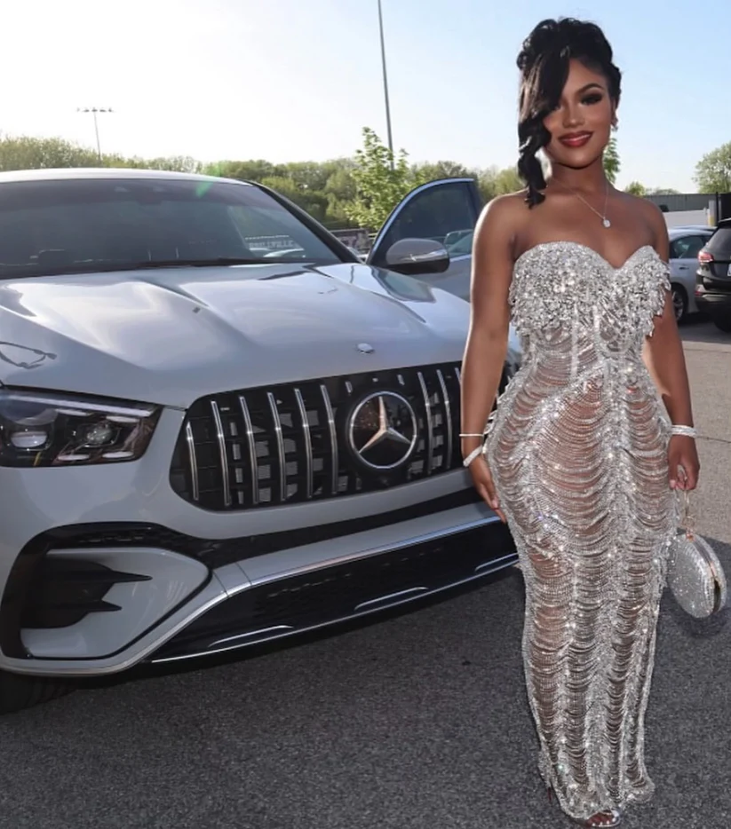 The Pink Barbie - 2026 Luxury Pink Crystal Illusion Mermaid Gown: Strapless Sweetheart with Sheer Bodice, Scalloped Beadwork & Floor-Length Silhouette