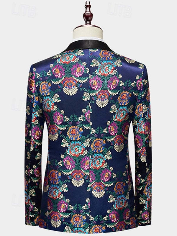 Single-Breasted One-Button Men's Two-Piece Suit For Evening Parties And Proms-BMbridal