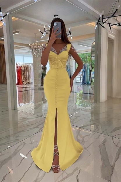 Amazing Mint Green Cap Sleeves Prom Dress Long Front Slit With Buttons Beads