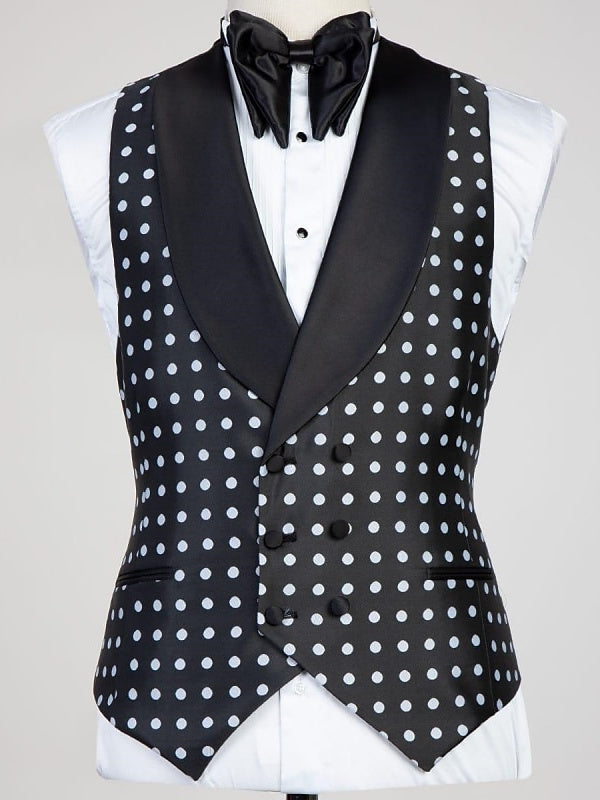 Single-Button Tailored Fit Wedding Suit For Men 3-Piece Set-BMbridal