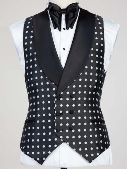 Single-Button Tailored Fit Wedding Suit For Men 3-Piece Set-BMbridal