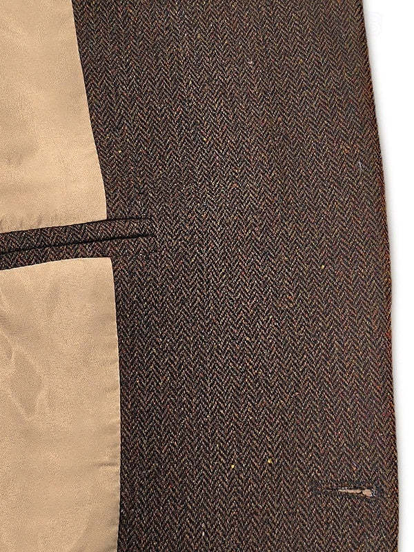 Classic Two-Button Tweed Sport Blazer For Men In Plus Sizes-BMbridal