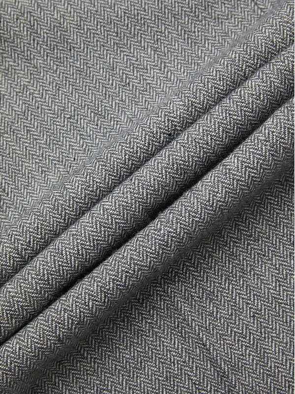 Classic Two-Button Tweed Sport Blazer For Men In Plus Sizes-BMbridal