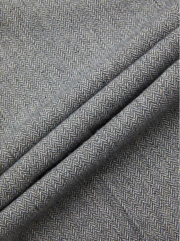 Classic Two-Button Tweed Sport Blazer For Men In Plus Sizes-BMbridal