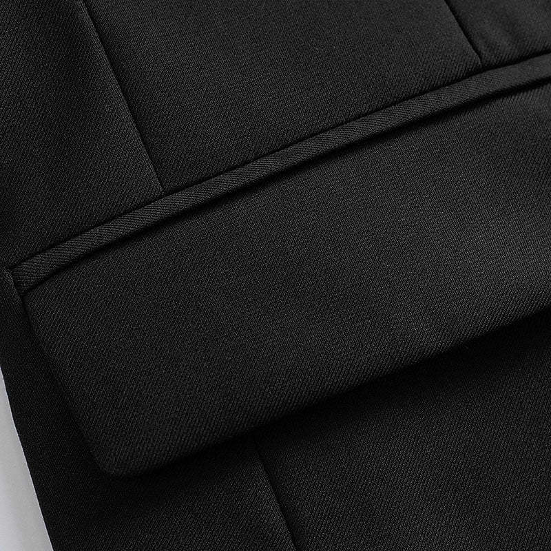 Standard Fit Two-Button Single Breasted Solid Colored Men's Wedding Suit Set-BMbridal