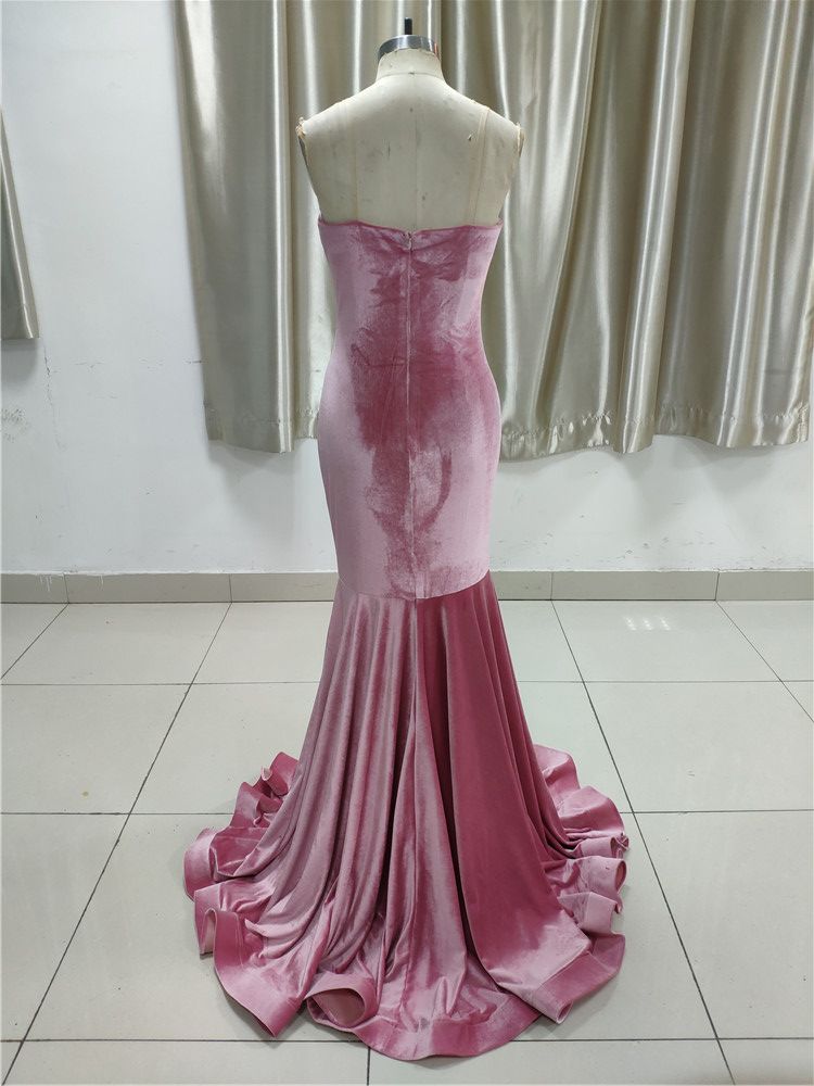 BMbridal Gorgeous Strapless Sweetheart Long Prom Dress with Appliques Beadings Online