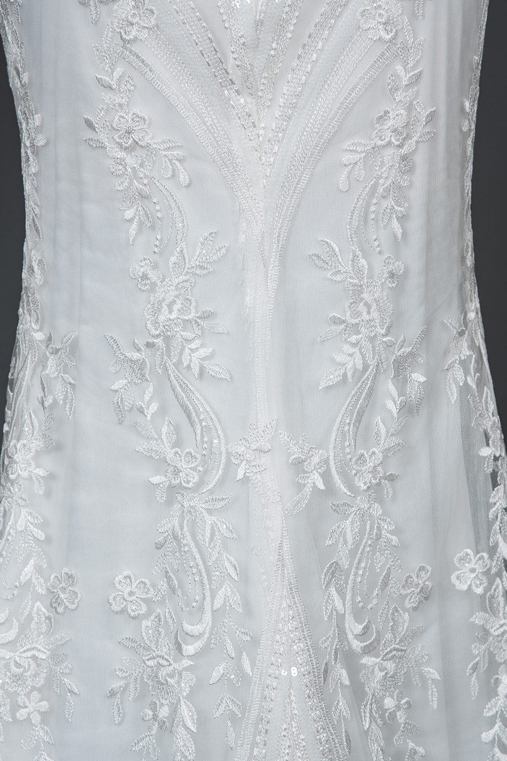 BMbridal Detachable Lace Mermaid Wedding Dress With Cap Sleeves-BMbridal