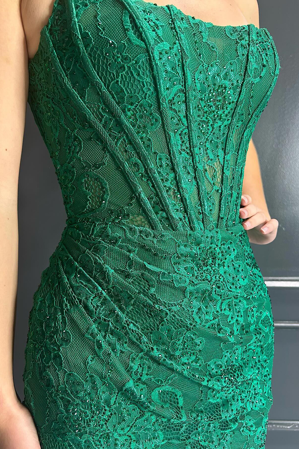 Sparkly Black Corset Strapless Tight Short Homecoming Dress