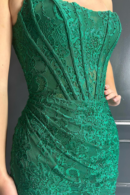 Sparkly Black Corset Strapless Tight Short Homecoming Dress