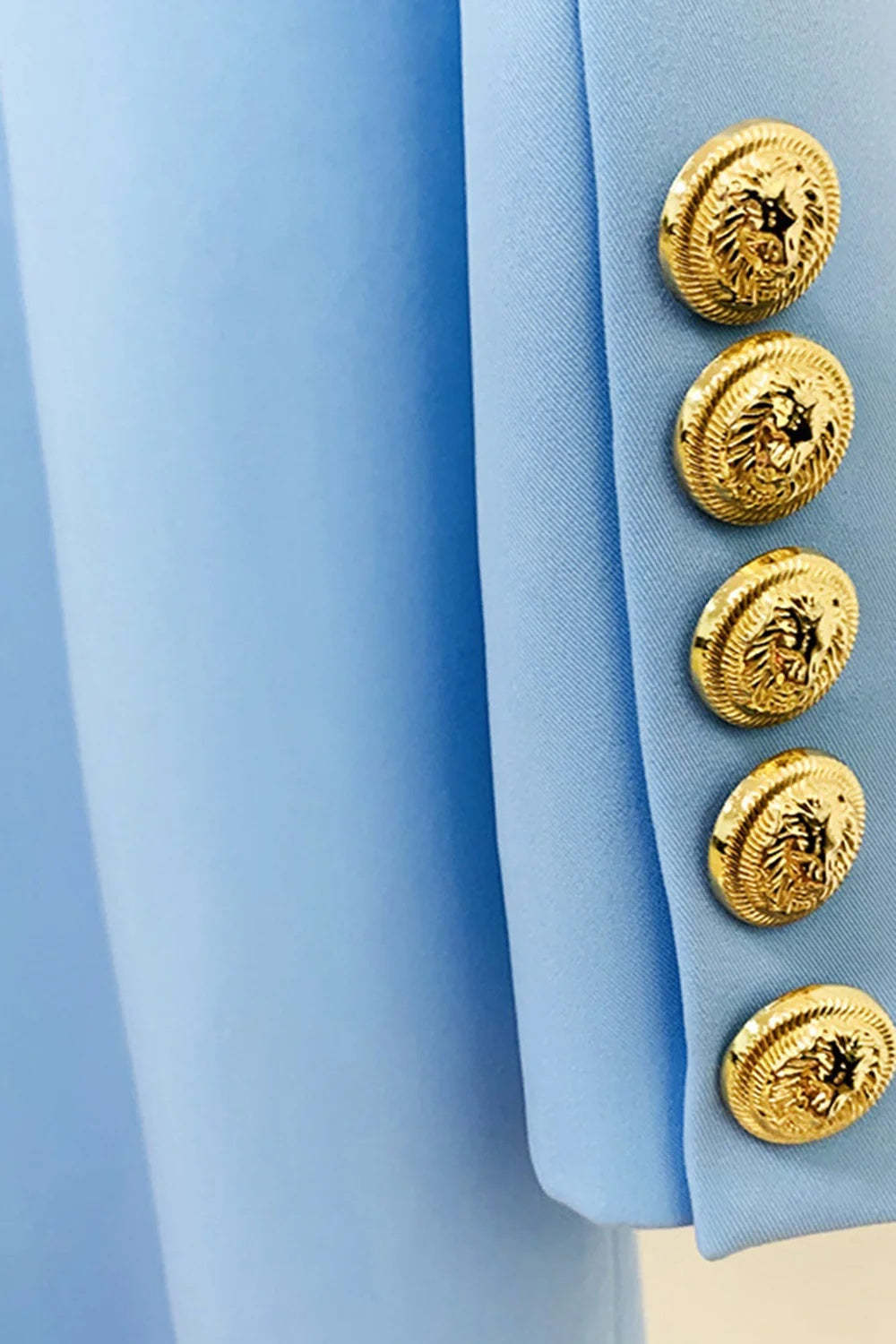 Satin Lapel Dress With Buttons For Women-BMbridal