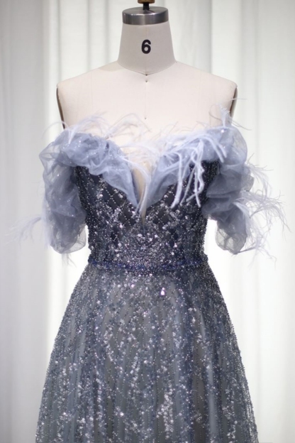 Bmbridal A-Line Sweetheart Floor-Length Sleeveless Strapless Prom Dresses with Appliques