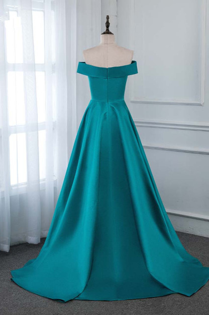 BMbridal Affordable Off-the-Shoulder Sleeveless Prom Dresses with Ruffles