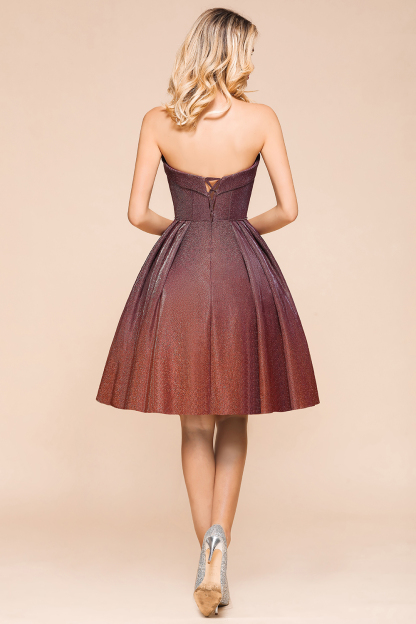 BMbridal Ombre Sequins Sweetheart Short Prom Dresses Online