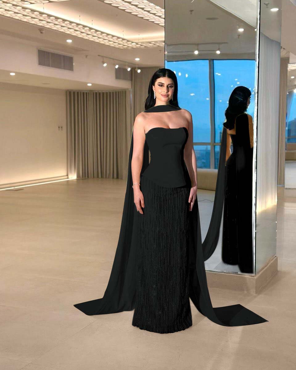 Charming Strapless Sleeveless Long Prom Dress With Beading Pleated