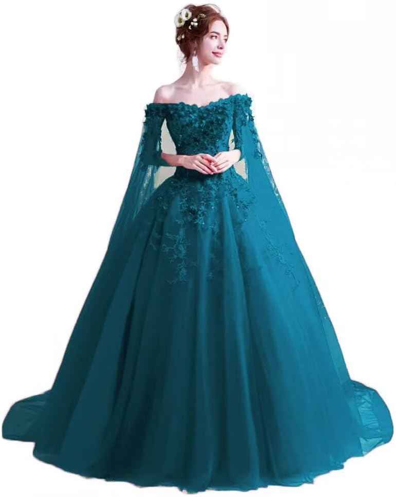 Women's Off The Shoulder Dress Masquerade Ball Gowns Prom Dress 2025 bmbridal