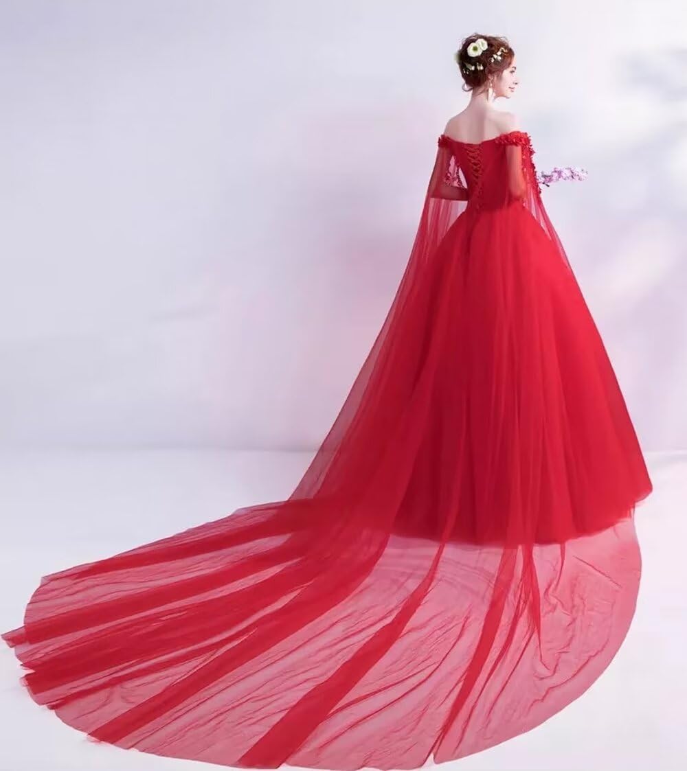 Women's Off The Shoulder Dress Masquerade Ball Gowns Prom Dress 2025 bmbridal