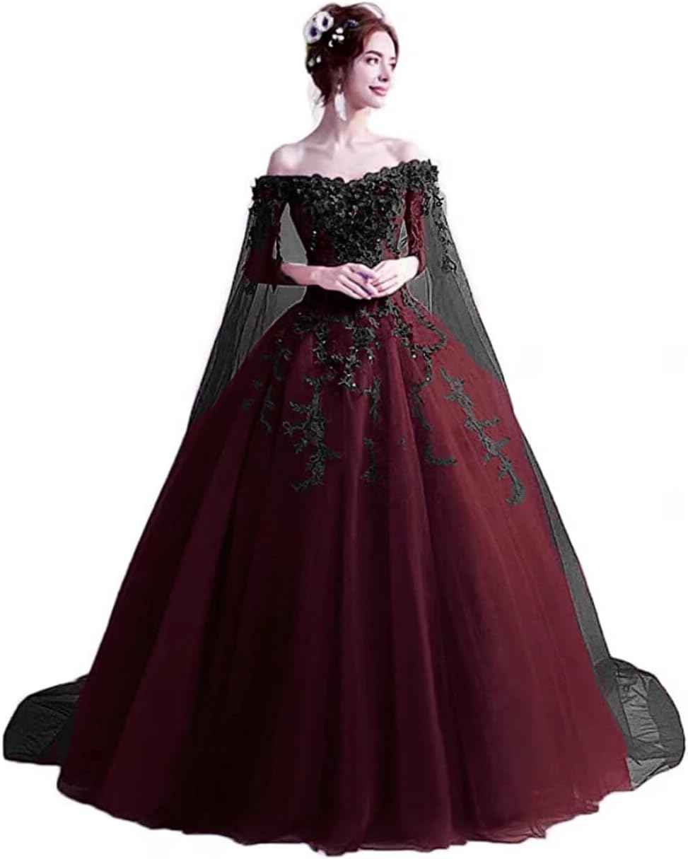 Women's Off The Shoulder Dress Masquerade Ball Gowns Prom Dress 2025 bmbridal