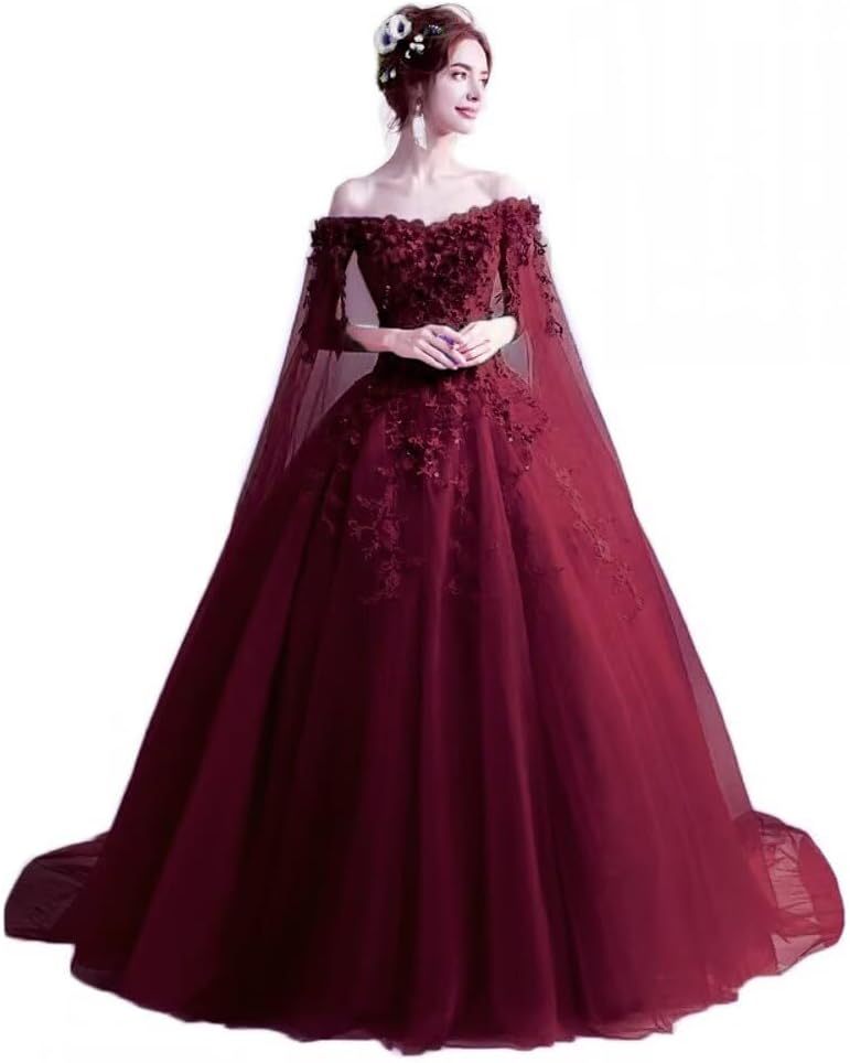 Women's Off The Shoulder Dress Masquerade Ball Gowns Prom Dress 2025 bmbridal