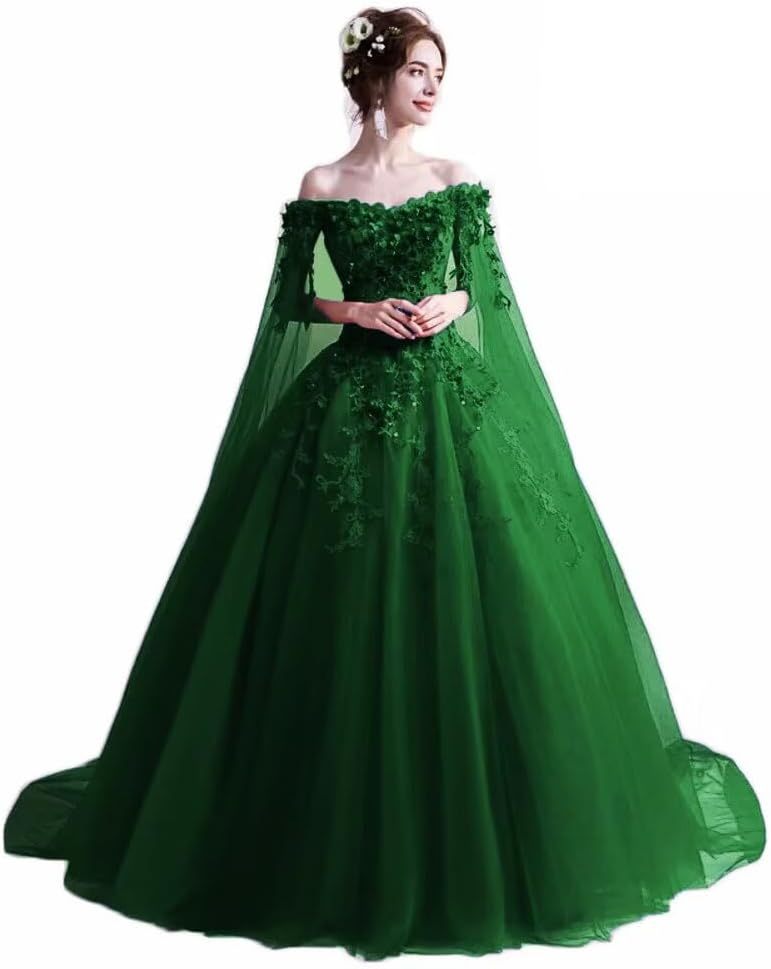 Women's Off The Shoulder Dress Masquerade Ball Gowns Prom Dress 2025 bmbridal