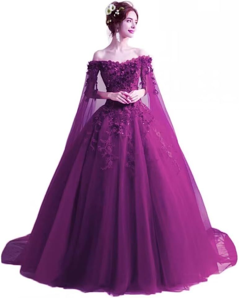 Women's Off The Shoulder Dress Masquerade Ball Gowns Prom Dress 2025 bmbridal