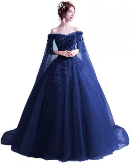 Women's Off The Shoulder Dress Masquerade Ball Gowns Prom Dress 2025 bmbridal