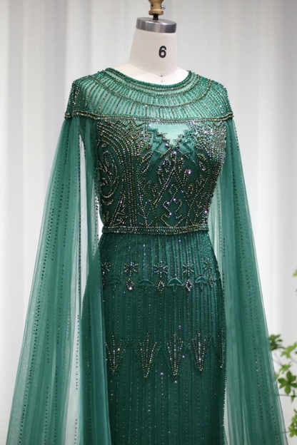 Bmbridal Dusk A-Line Floor-Length Scoop Tulle Prom Dresses with Lace