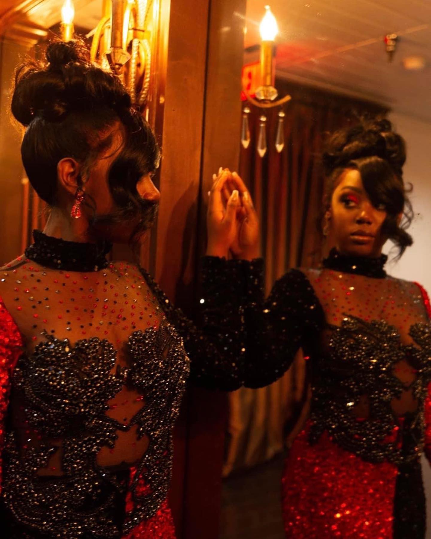 Deep Military Green Prom Dress with African Geometric Embroidery & Asymmetrical Design – High-Waisted Modern Queen Gown