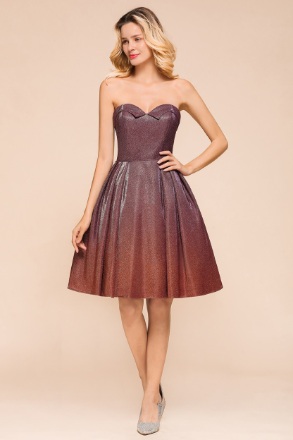 BMbridal Ombre Sequins Sweetheart Short Prom Dresses Online