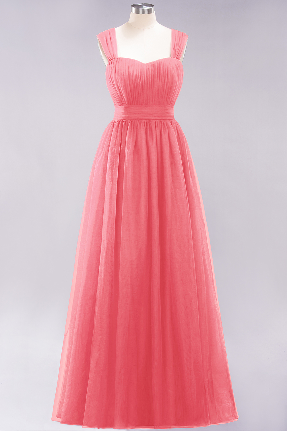 BMbridal Gorgeous Sweetheart Straps Ruffle Burgundy Bridesmaid Dresses Online-BMbridal
