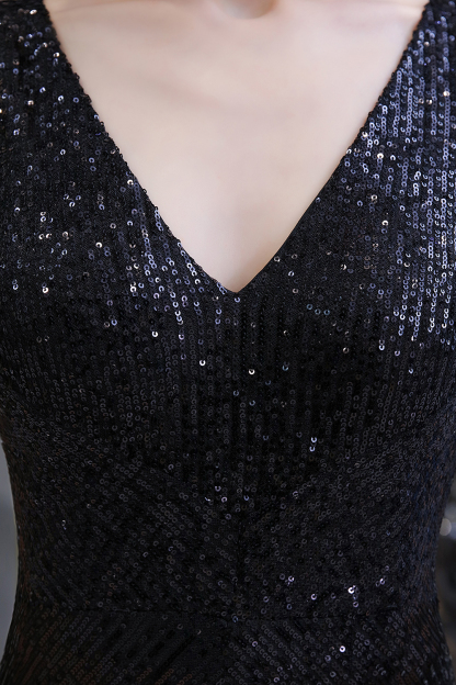 BMbridal Stunning Sequins V-Neck Sleeveless Jumpsuit Event Party Gowns On Sale