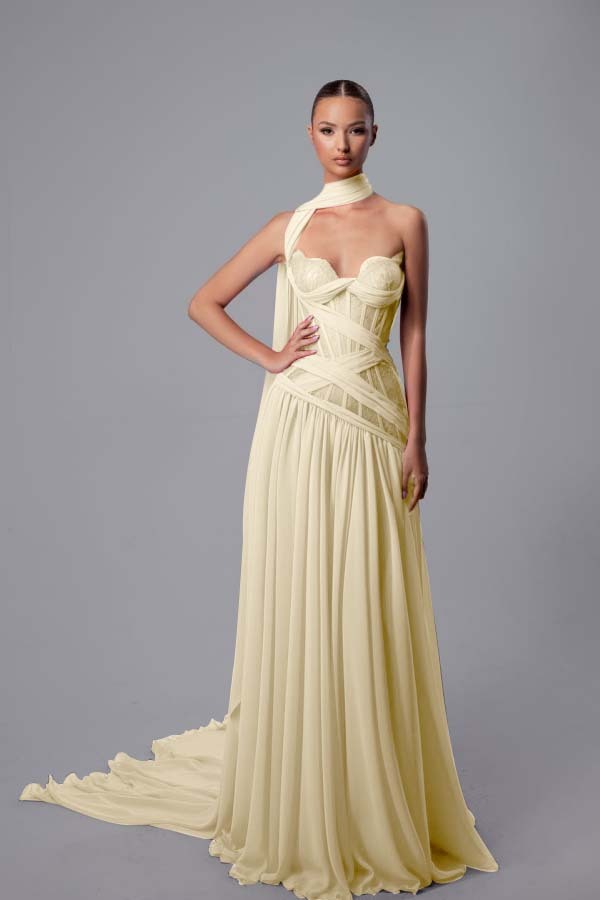 Strapless Sweetheart Sleeveless Long Prom Dress With Pleated
