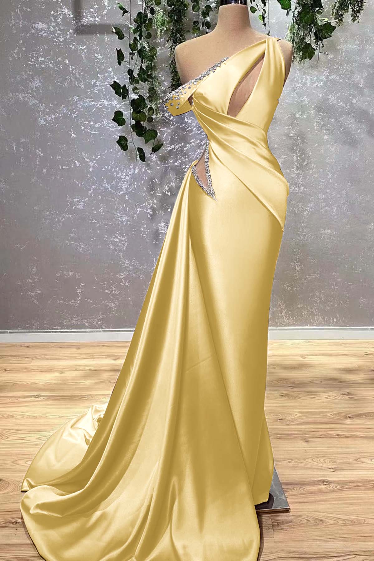 Lilac Off the Shoulder Sleeveless Mermaid Prom Dress With Beading