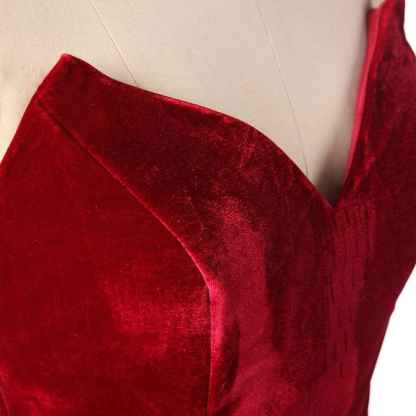V Neck Velvet and Tulle Long Ball Gown Corset Formal Evening Prom Dresses bmbridal