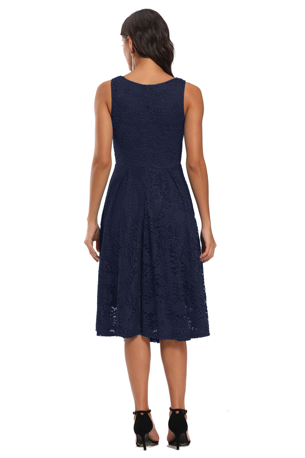 BMbridal V-Neck Sleeveless Lace Short Party Dress Online