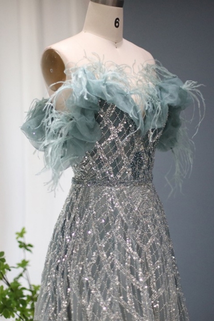 Bmbridal A-Line Sweetheart Floor-Length Sleeveless Strapless Prom Dresses with Appliques
