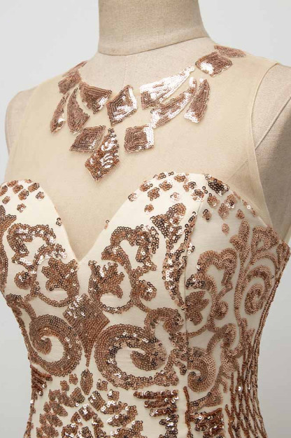BMbridal Luxury Jewel Sleeveless Affordable Mermaid Prom Dresses with Beadings