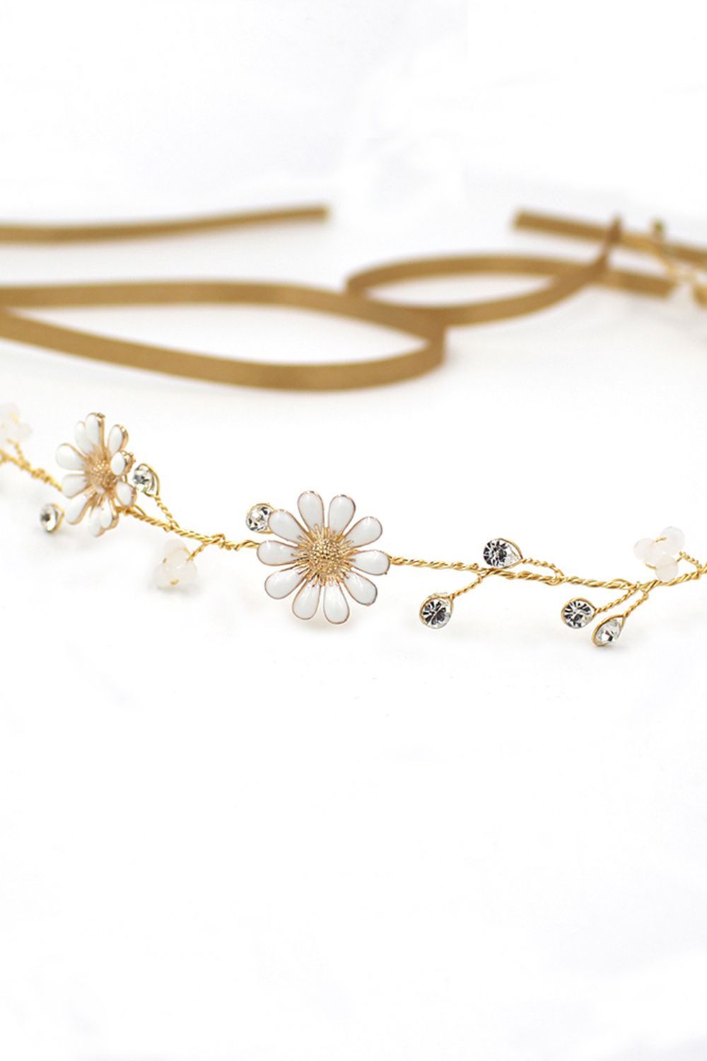 BMbridal Floral Alloy Party Headbands Headpiece with Rhinestone-BMbridal