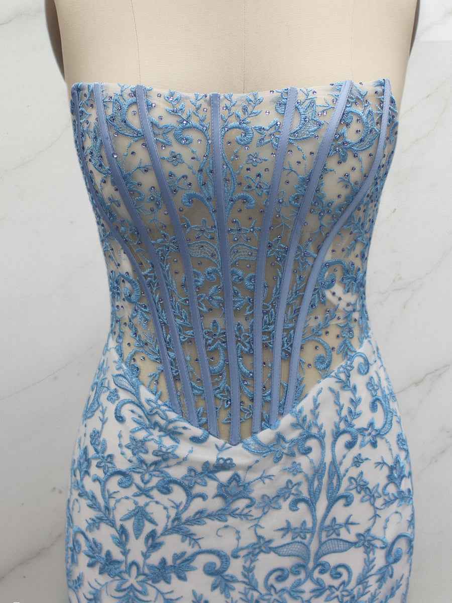 dress blue alphas medal placement measurements Furlla Women Gorgeous Light Blue Beaded Halter Mermaid Prom Dress With  Pearls and Slit – Furlla Official