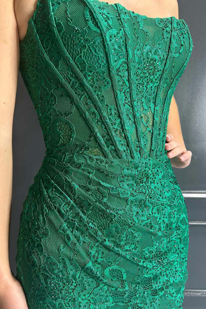Glitter Black Strapless Bodycon Ruched Short Corset Homecoming Dress with Beading