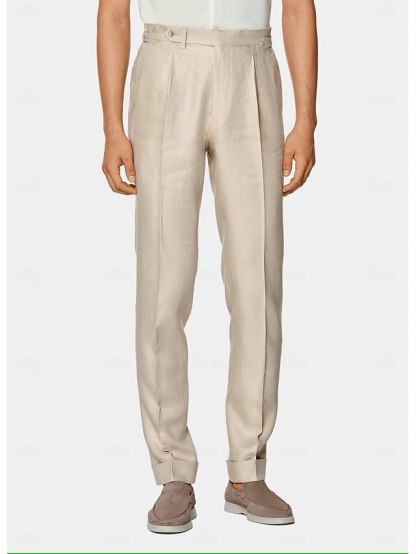 Double-Breasted Six-Button Two-Piece Wedding Suit For Men Standard Fit-BMbridal