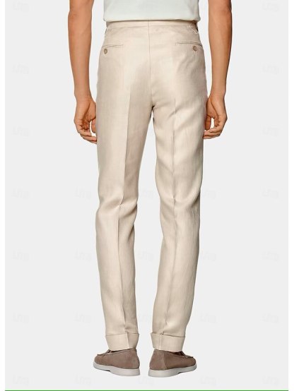 Double-Breasted Six-Button Two-Piece Wedding Suit For Men Standard Fit-BMbridal