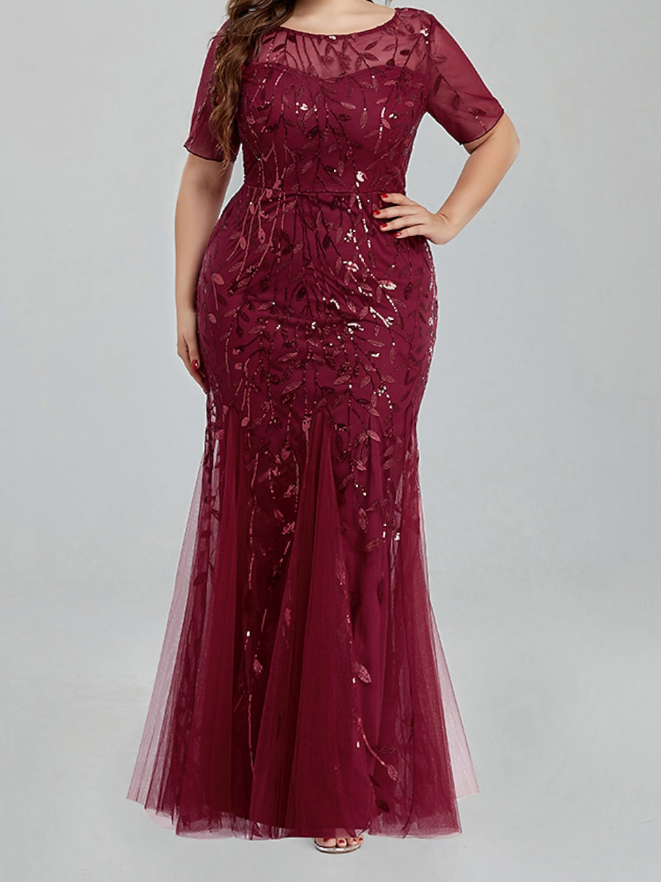 Mother of the Bride Trumpet/Mermaid Dresses Featuring Applique-BMbridal