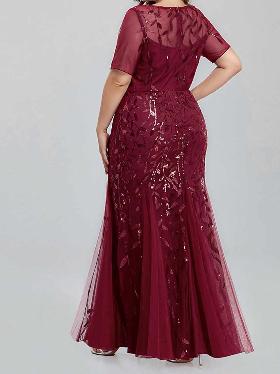Mother of the Bride Trumpet/Mermaid Dresses Featuring Applique-BMbridal